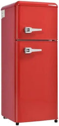 Réfrigérateur Rétro 92L – 105,5 x 41 x 45,5 cm, rouge