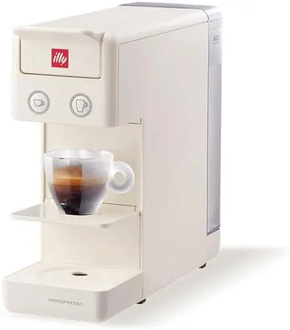 Illy – Machine à café Y3.3 blanche compatible avec capsules Iperespresso pour café expresso et américain
