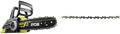 RYOBI - Tronçonneuse Électrique Sans Fil à Batterie 18V ONE+ Moteur sans balais - Guide 30cm – OCS1830, RAC227, 5,0 Ah, gris/noir