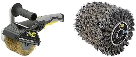 Fartools REX120C Rénovateur extérieur 1300W brosse – 120 X100 MM, gris