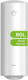 Aspes Chauffe-eau électrique 80 litres – AT8001S, 1500 W, blanc