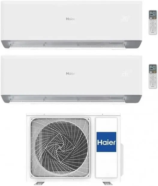 Haier REVIVE climatiseur dual split 9000+12000 BTU WI-FI intégré – gris