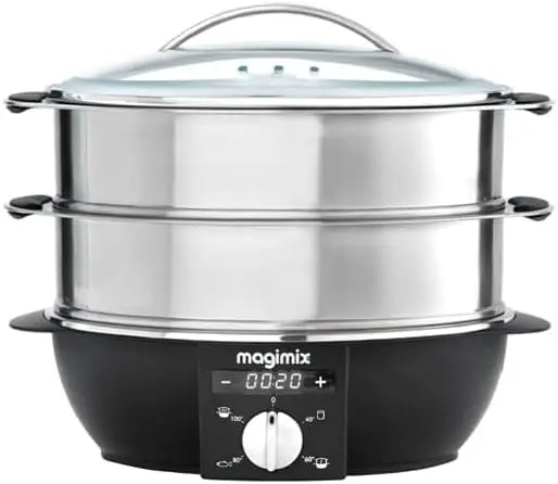 Magimix cuiseur vapeur 11581EB – 12,2 litres, argenté