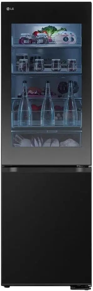 LG – Réfrigérateur combiné 349L noir - GBG5160CEV