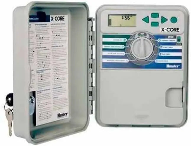 Hunter Programmateur Extérieur 6 Stations 3 Programmes - XC-601-E – gris