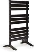 CREATE / Warm Towel 500W / Sèche-Serviettes électrique Noir avec Pieds / 103x5x55 cm/pour Sol ou Mur