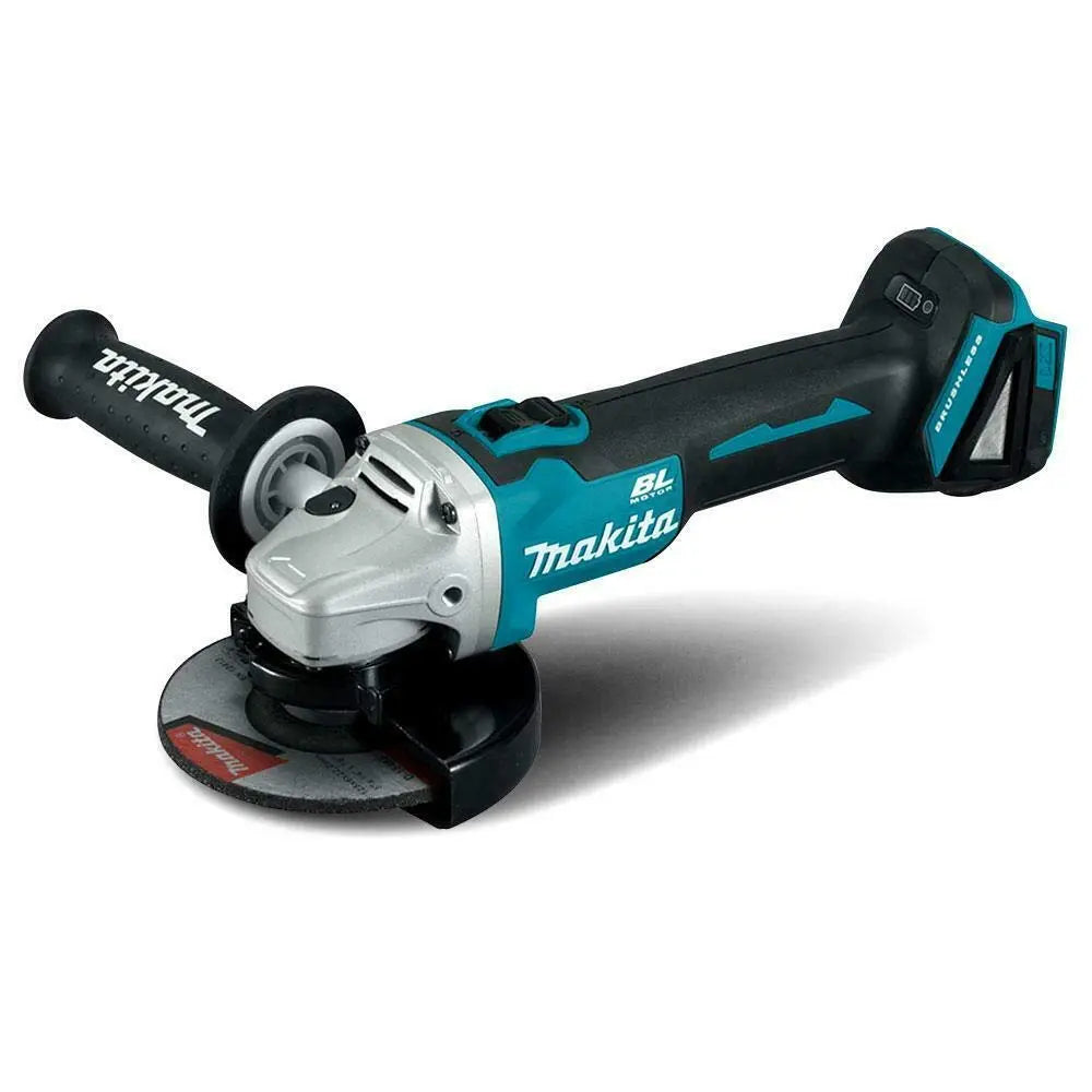 MEULEUSE MAKITA Ø 125 MM 18 V LI-ION 5 AH machine nue - DGA506Z – gris/noir