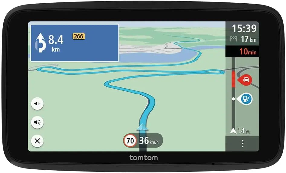 TomTom GPS Voiture GO Classic Lite 6 Pouces – noir/vert/gris