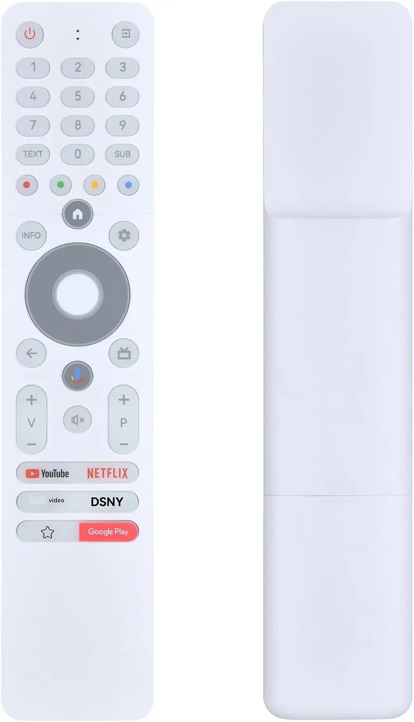 Nouvelle télécommande RC112AW RC112GHW RC112A pour Thomson OLED Smart Android téléviseur 43UA5S13W – blanc/gris