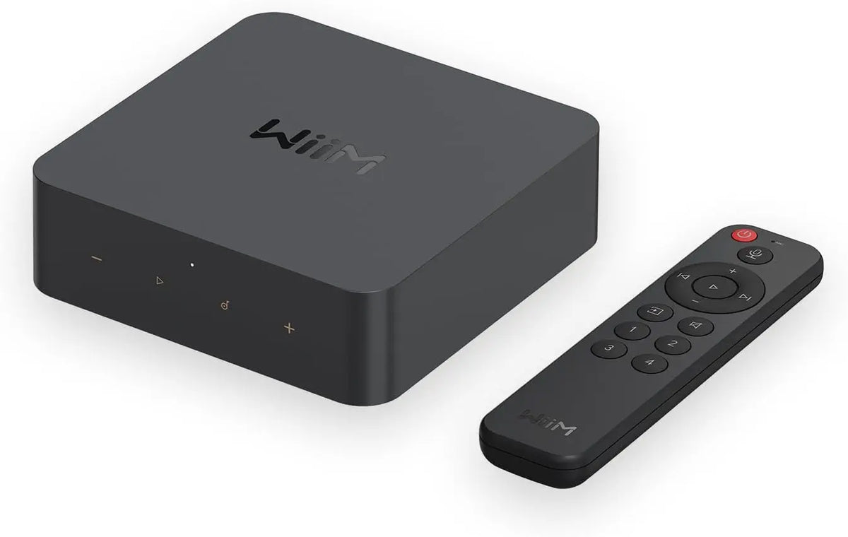 WiiM Pro Plus Streamer Musical pour chaînes stéréo – gris/noir