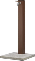 Fontaine de jardin avec robinet et base en béton Belfer 42/QBM Rouille – gris/orange/marron