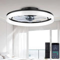 50cm Ventilateur de Plafond Silencieux avec Lumiere et Telecommande 6 Vitesses et vent Réversible – gris