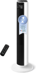 Levoit Ventilateur Colonne 20dB Silencieux – LTF-F362-WEU, 5,5 W, noir/gris/bleu