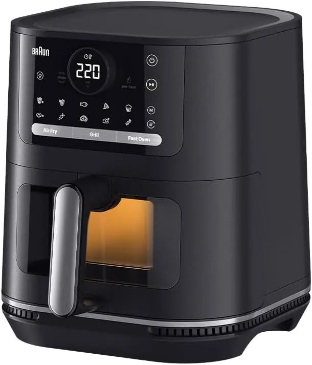 Braun MultiFry 5 - Air Fryer 6L avec 20 Programmes – 2000 W, noir