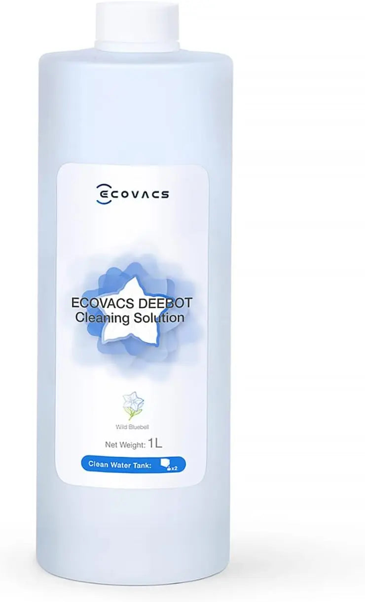 EOCVACS Liquide de Nettoyage pour Robot aspirateur 1L – blanc/bleu/gris