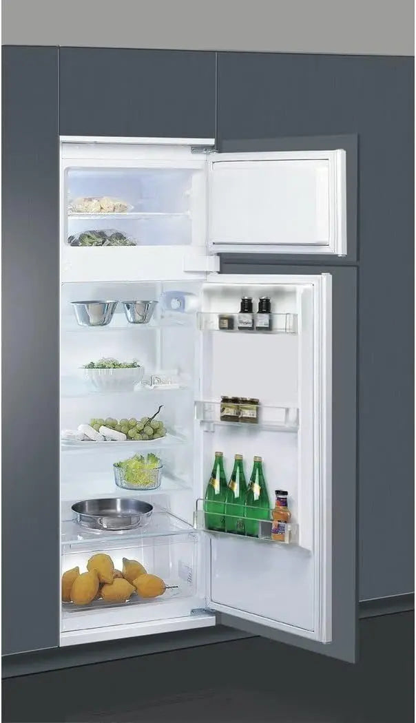 Whirlpool Réfrigérateur double porte statique 218 litres A+ – gris