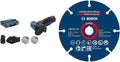 Bosch Professional Meuleuse d'angle Sans Fil GWS 12 V-76 Batterie 2 x 3,0 Ah & 1x Disque à tronçonner – bleu