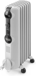 De'Longhi Radia S - Radiateur à Huile pour Pièces jusqu'à 45m³ – TRRS0715, 1500 W, blanc