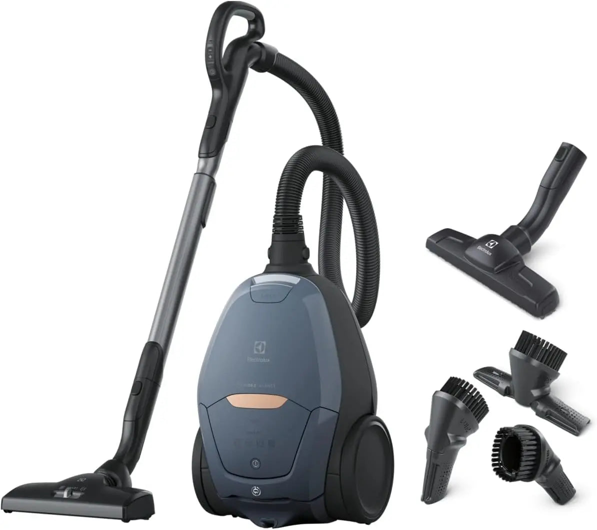 Electrolux – Pure D8 Aspirateur Traineau avec Sac PD82-8DB Bleu Denim