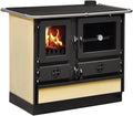 INTERSTOVES - Cuisinière à bois Magnum Thermo MBS en fonte – noir/gris/beige