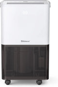 SHINCO Déshumidificateur d'air Silencieux 10L/Jour – 10 L / 1,7 L, gris/noir