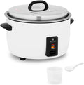 Royal Catering Cuiseur à Riz professionnel 2800 W 19 litres Boîtier Inox Cuve Aluminium Antiadhésive – argenté