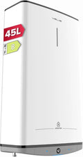 Ariston VELIS DUNE 45 litres - Chauffe-eau électrique Ultra-Plat - 13% d'Economies d'Energie - Conçu – gris