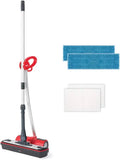 Polti Nettoyeur de sol Moppy à vapeur sans fil pour tous types de sols et surfaces lavables verticalement – 0,7 litre