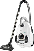 AEG VX7-2-IW-S Aspirateur avec Sac Roues Souples pivotantes à 360° Seulement 69 DB A avec Buses – 3,5 l