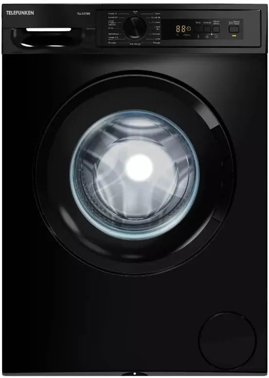 Lave-linge Frontal 7kg 1200 Tours/min - TLL127BK – noir/gris