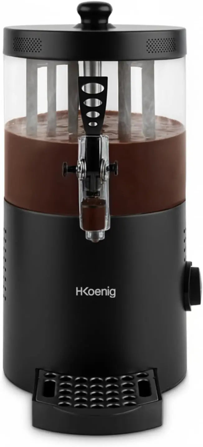 H.Koenig Distributeur à Chocolat Chaud Acier inoxydable SHK802,1200W – 3 L