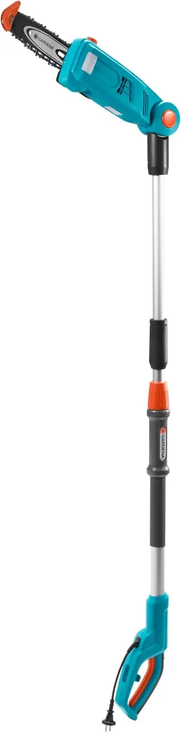 Élagueuse sur perche TCS Li-720/20 de Gardena : tronçonneuse électrique de 720 W et 20 cm de longueur – bleu/gris