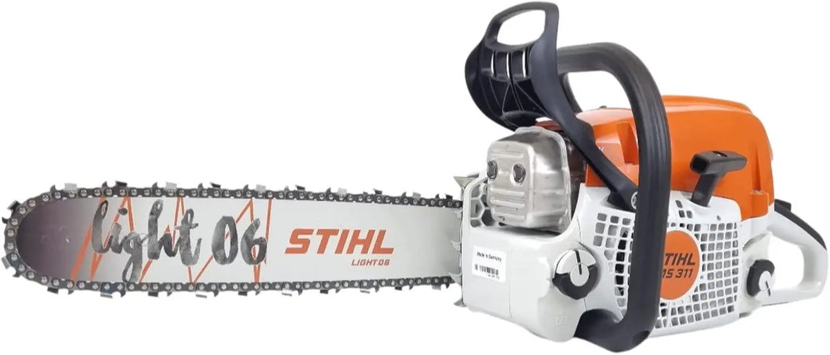 Stihl MS 311 Tronçonneuse 4,2 CV avec longueur de coupe de 37 cm + chaîne 36 RS – 4,2 kW, gris