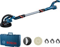 Bosch Ponceuse à plâtre 'Girafe GTR 550 Bosch Professional ensemble de disques abrasifs – bleu/gris