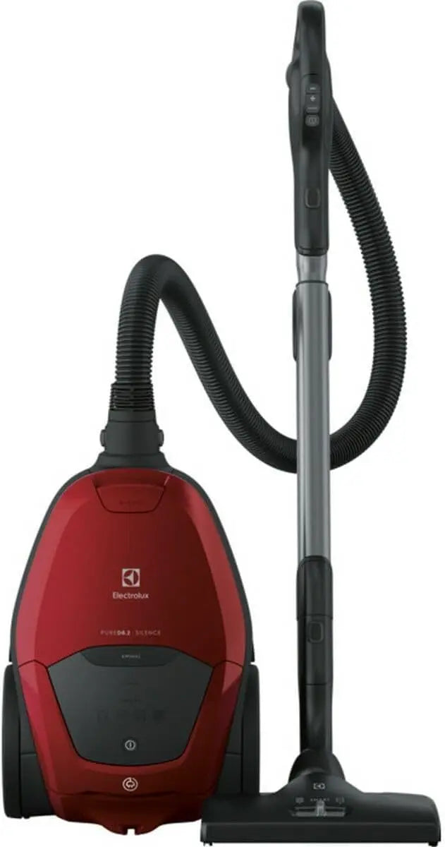 Electrolux PD82-ANIMA Pure D8.2 Silence Aspirateur avec sac – noir/gris/rouge