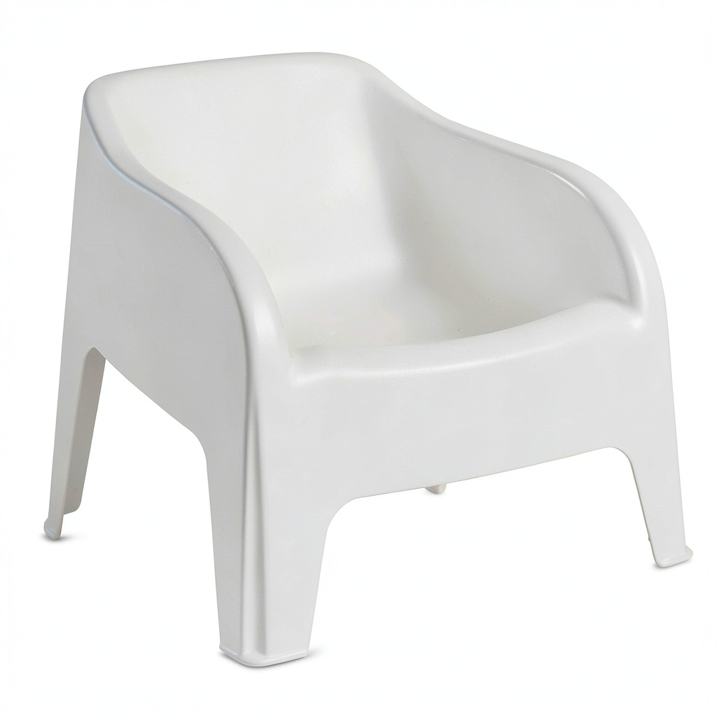 Fauteuil, coloris blanc, pour le salon ou la chambre