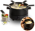 Fondussimo Evolution Fondue Électrique 3-en-1,3 L – noir/gris
