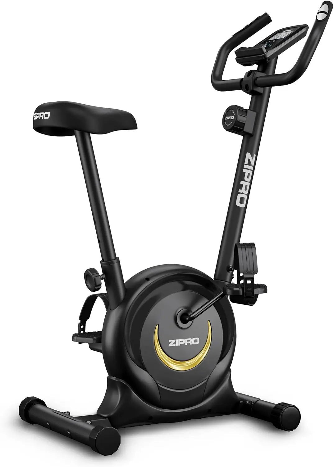 ZIPRO Vélo d'Appartement Adulte avec Résistance Magnétique à 8 Niveaux – gris/noir