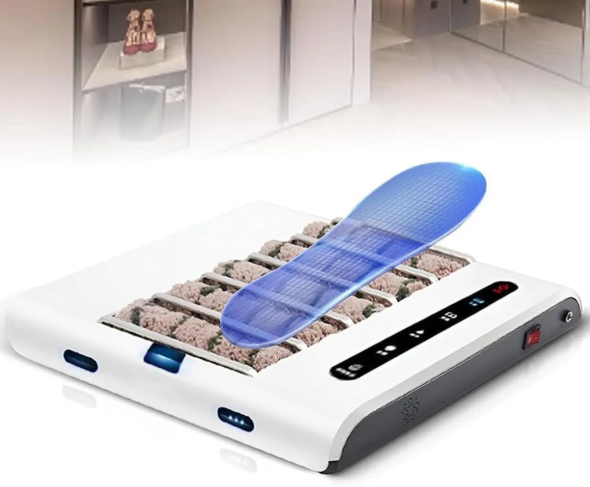 Machine de Nettoyage de Semelles – 10000 mAh, gris/bleu