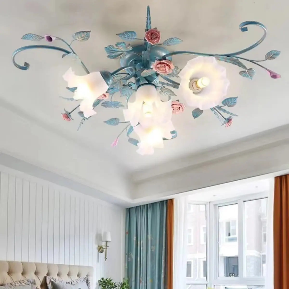 Led Plafonniers De Villa De Campagne luminaire – bleu