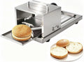 Trancheuse manuelle de bagel – 41 x 20,5 x 19 cm, gris