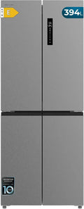 Cecotec Réfrigérateur 4 Portes Total No Frost Bolero CoolMarket 4D 394 Inox E,394 Litres – argenté