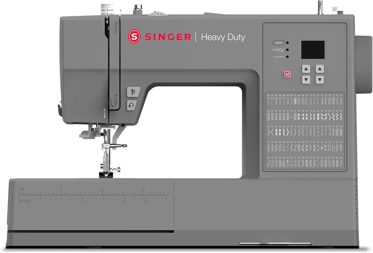 SINGER Machine à Coudre Électronique HD 6605C – 90 watts / 90 W, gris