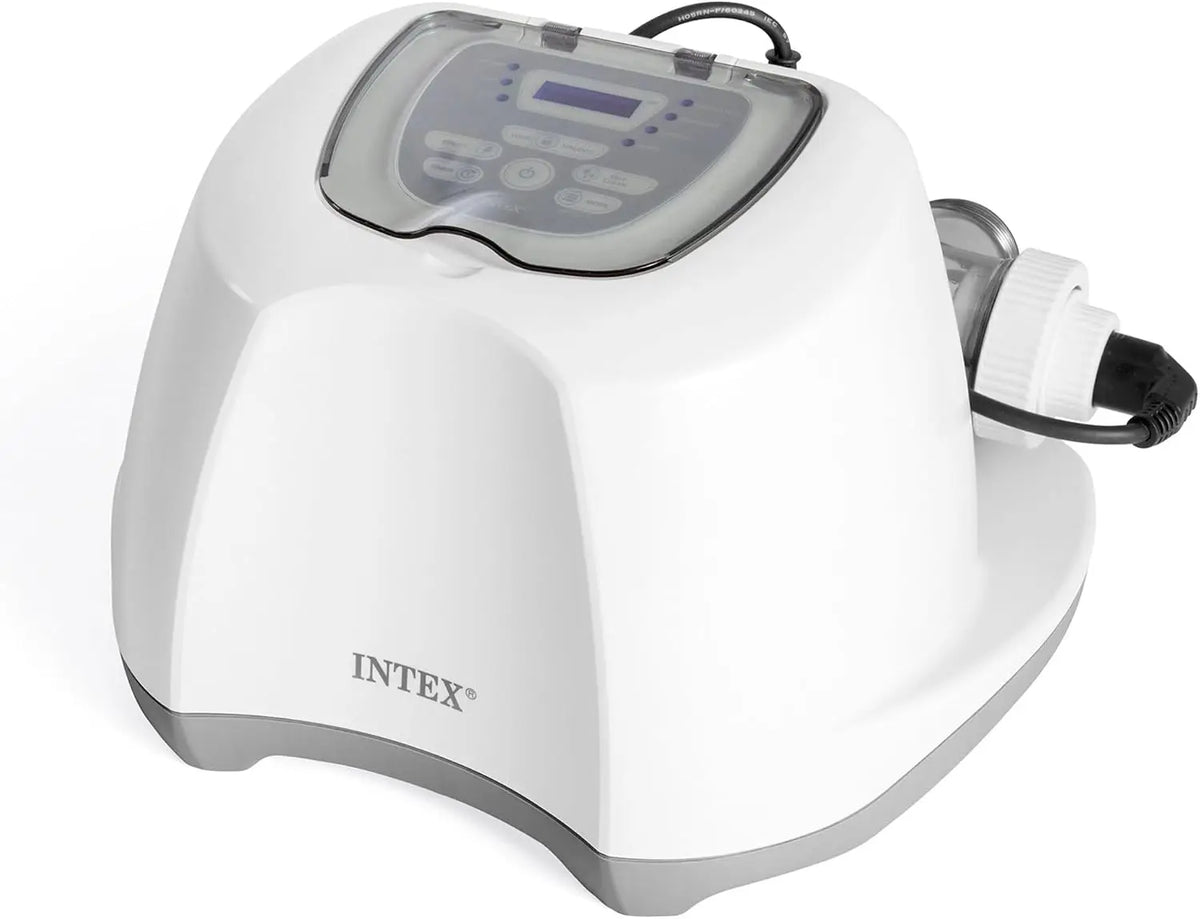 Intex sterilisateur au sel qs500 pour Piscine jusqu'à 26,5 m³ – 500 litres, 3 m³/h / 12112 litres/heure, gris