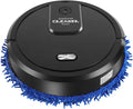 Robot aspirateur automatique avec fonction d'essuyage humide/sec – gris/noir