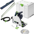Festool Scie plongeante TS 60 KEBQ-Plus avec rails de guidage FS1400/2 et sac FS-Bag – gris