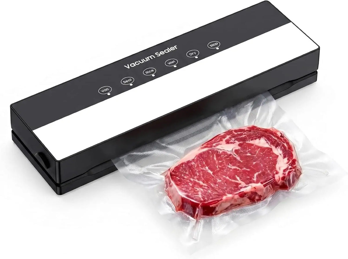 Machine Sous Vide Alimentaire 5 en 1 machine sous vide Cuisine et la Conservation Viandes – noir