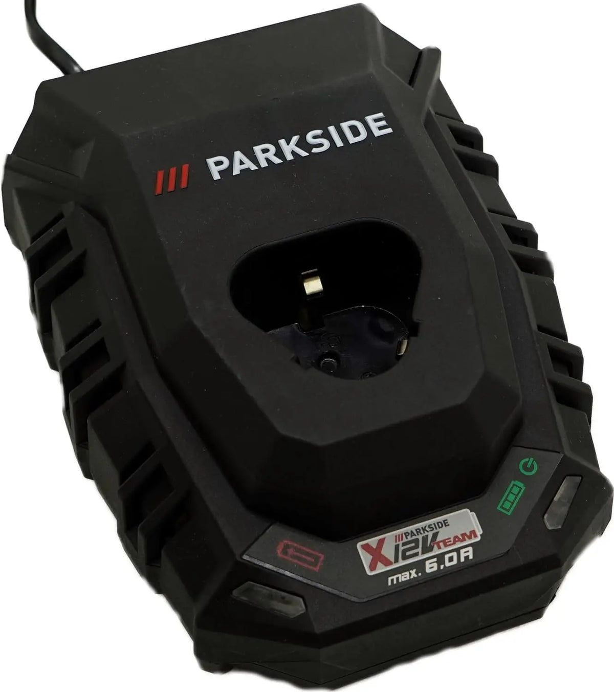Parkside Chargeur de Batterie 12 V PLGK 12 A3,2,4 A – 50 W, 2 Ah / 5 Ah, sans batterie, noir