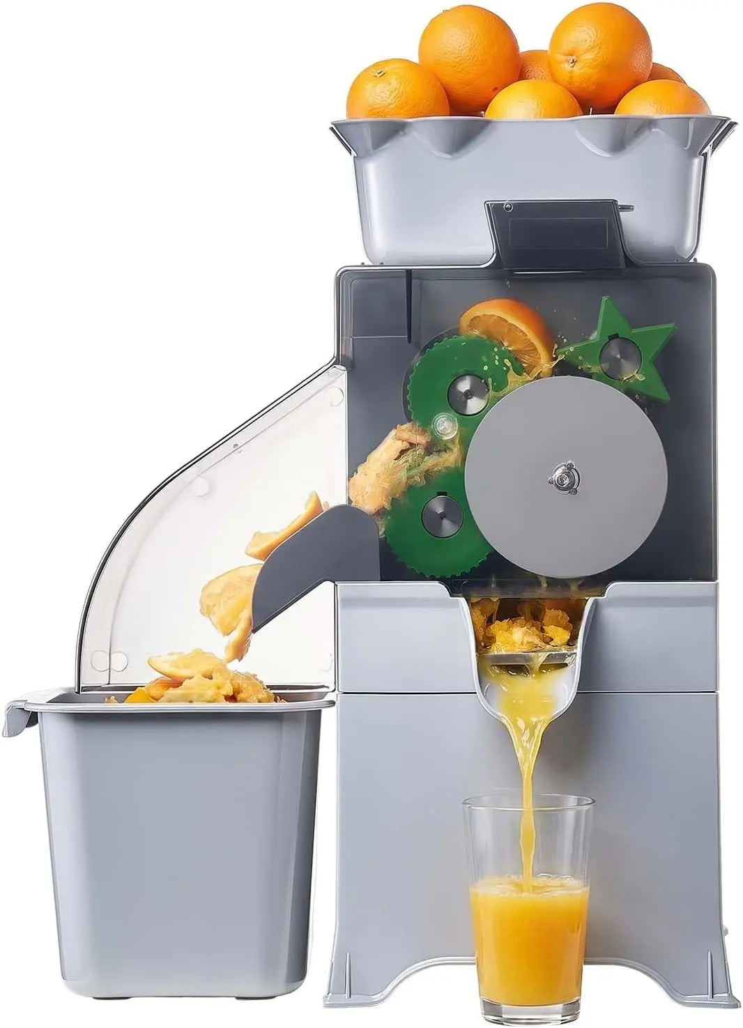 VEVOR Presse Agrumes Professionnel Extracteur de Jus Électrique 100 W – orange