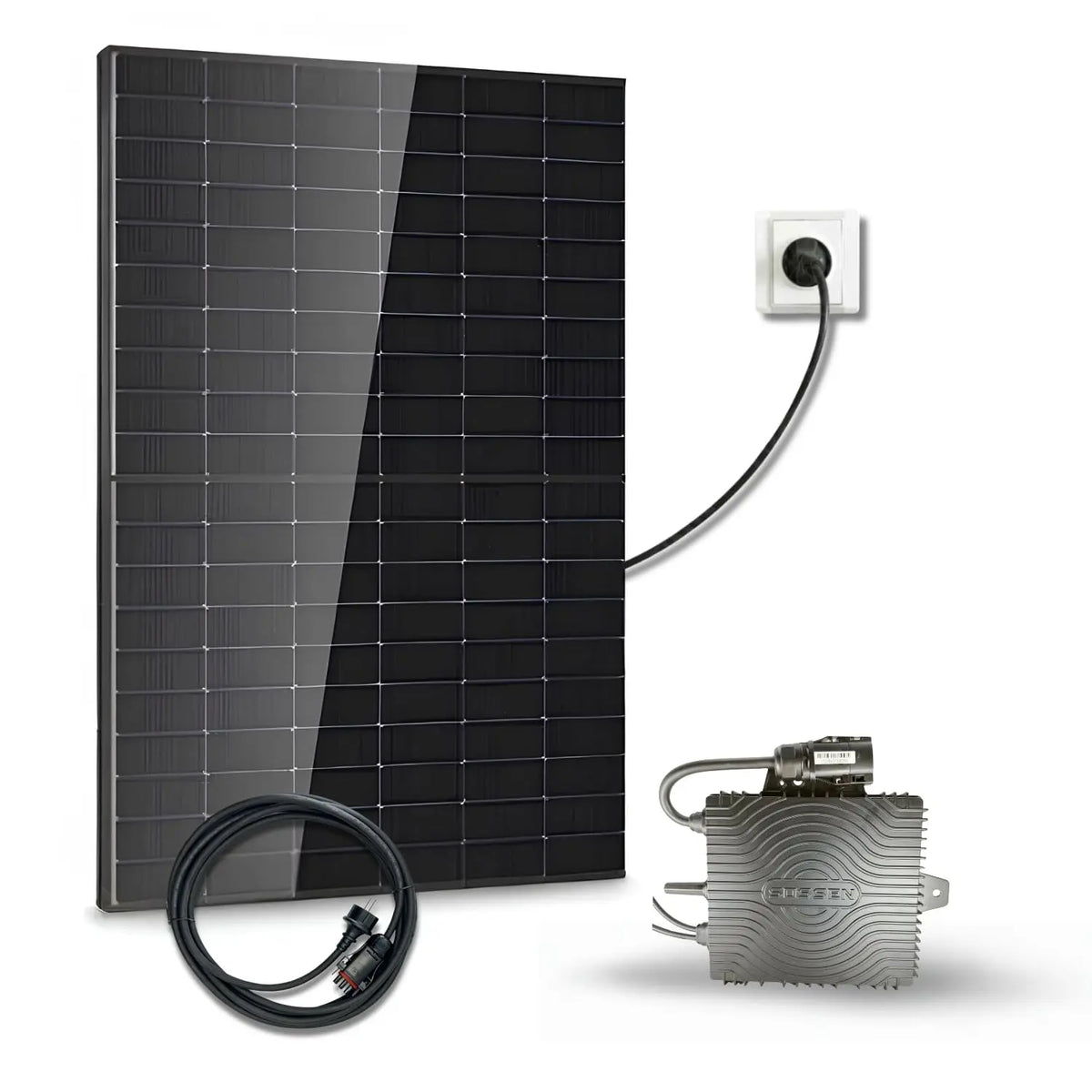 Kit Solaire 515Wc DMEGC – 500 W, gris/noir